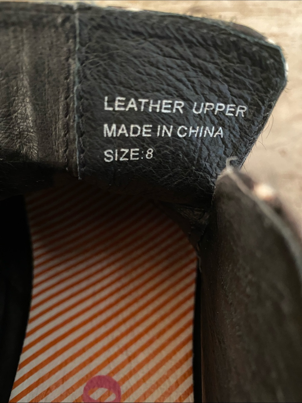 80/20 Black and Cream Giraffe-Print Fur Leather Strap Loafers - Picture 9 of 12